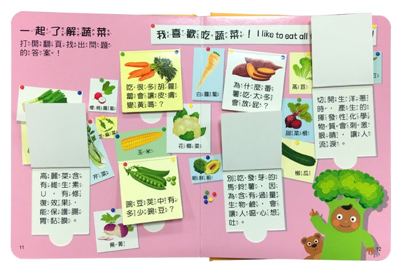  小小孩的大問題：為什麼要吃青菜？（厚紙翻翻書）